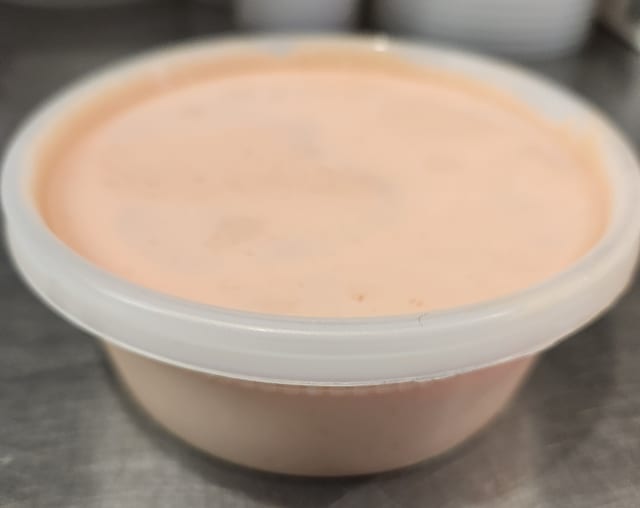 8oz Mayo Ketchup.