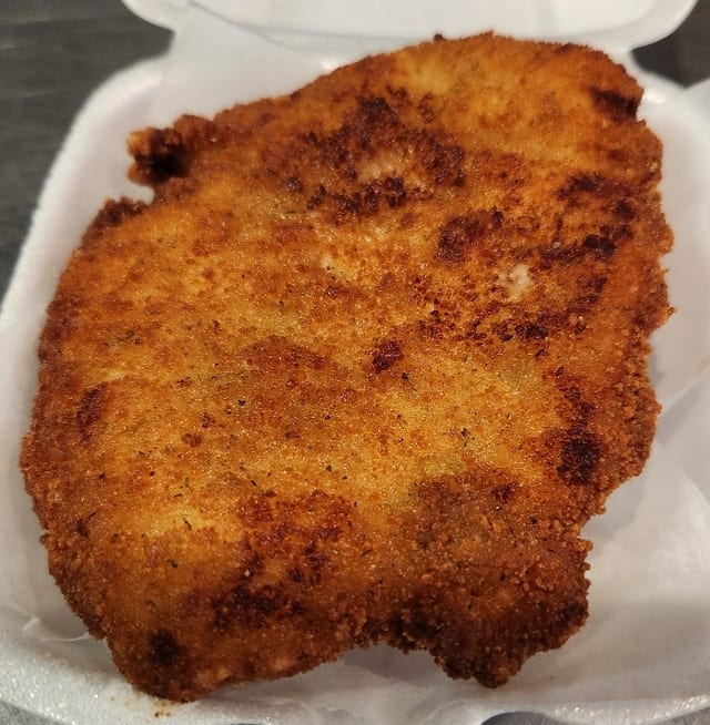 Breaded Chicken.