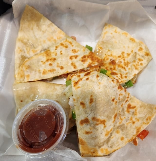 Cheese Quesadilla.