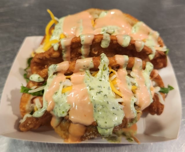 2 Taco Empanadas.