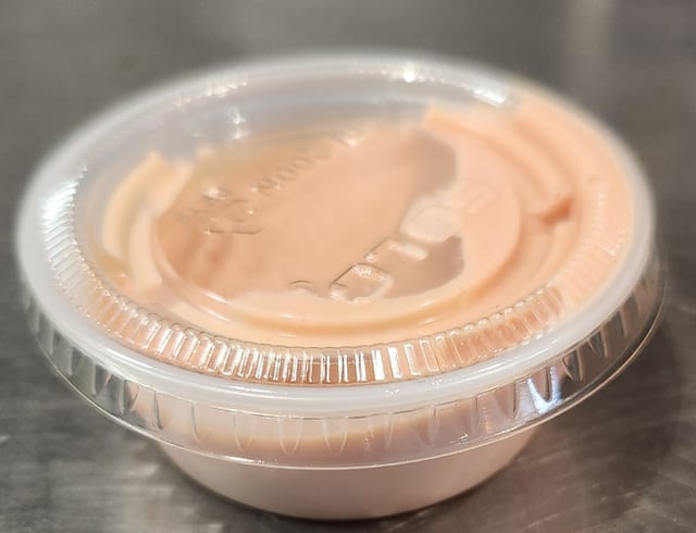 2oz Mayo Ketchup.